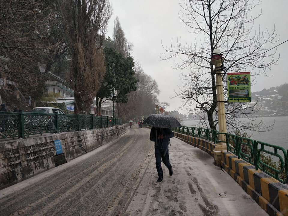 Snowfall 2019 in Nainital